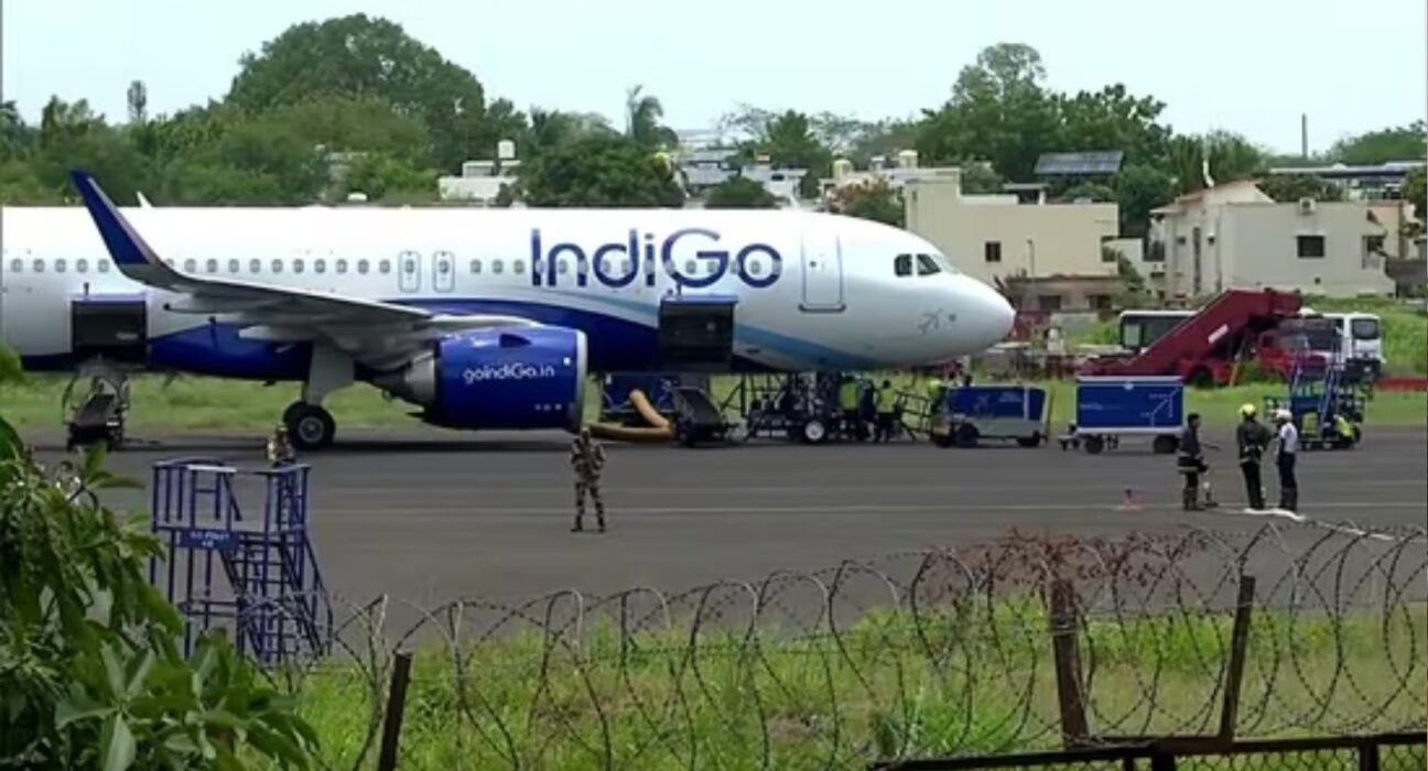 Ahmedabad Airport Indigo flight emergency landing