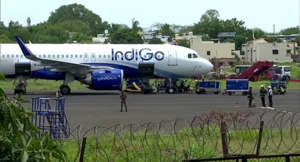 Ahmedabad Airport Indigo flight emergency landing