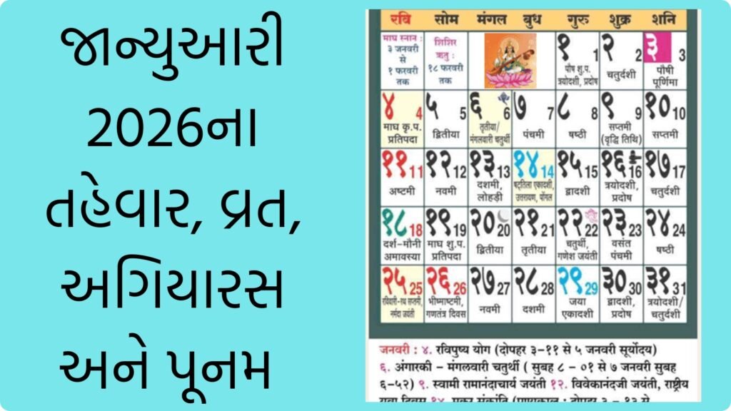 January 2026: આવતા મહિને ક્યારે છે પૂર્ણિમા અને અગિયારસ, નોંધી રાખો આ તારીખ