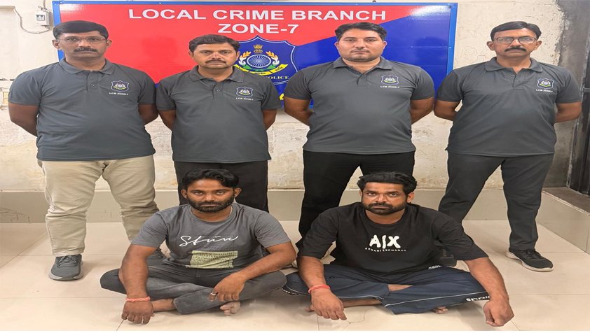 Ahmedabad: સરખેજમાંથી Udaipur ની કુખ્યાત ગેંગના બે ખતરનાક ગેંગસ્ટર ઝડપાયા; બંને પર હતું ₹10,000 નું ઈનામ